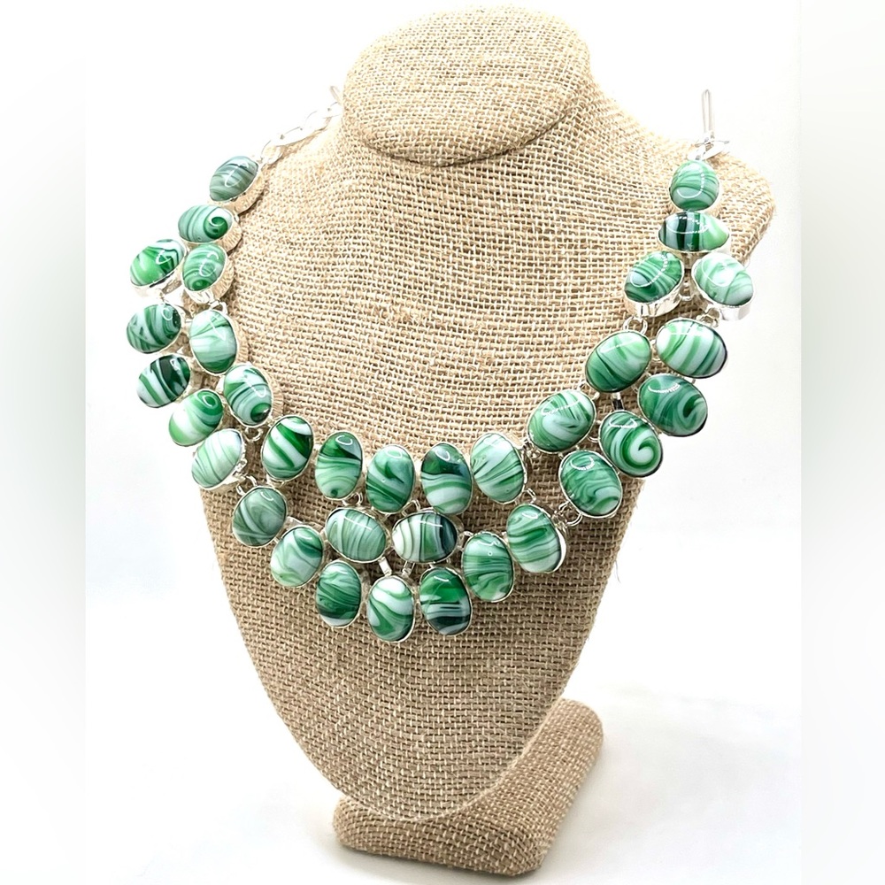 Beautiful Botswana Lace Agate Necklace